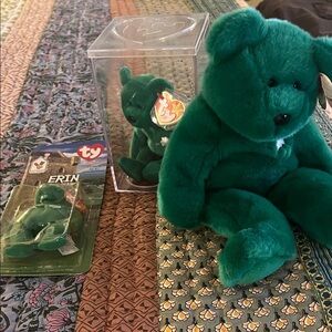 Ty Plush Erin Bear Set 🇮🇪☘️